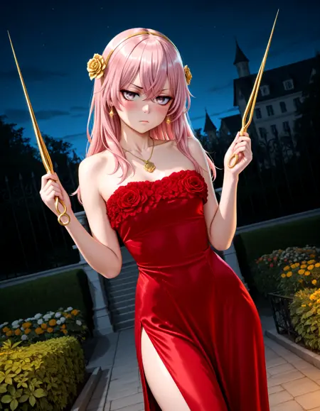 Yor's Red Gown - Commission