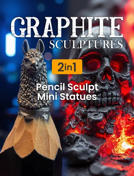 Graphite Sculptures FLUX - V1.0