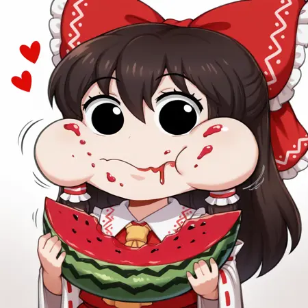 Eating Watermelon SDXL LoRA | Concept [Illustrious]
