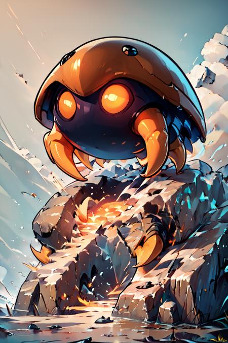 Kabuto: Dome Trilobite | カブト (Pokedex #0140) [Pony & SD1.5] Pony