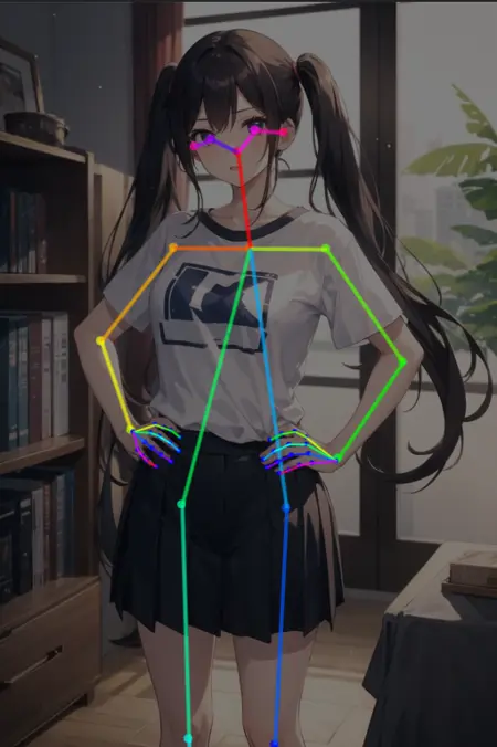 [OpenPose] Hands on own hips