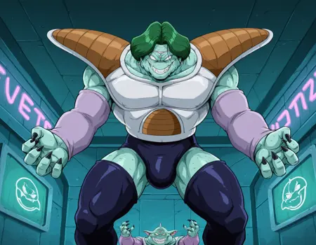 Zarbon Monster Form - Dragon ball Z ( Illustrious )