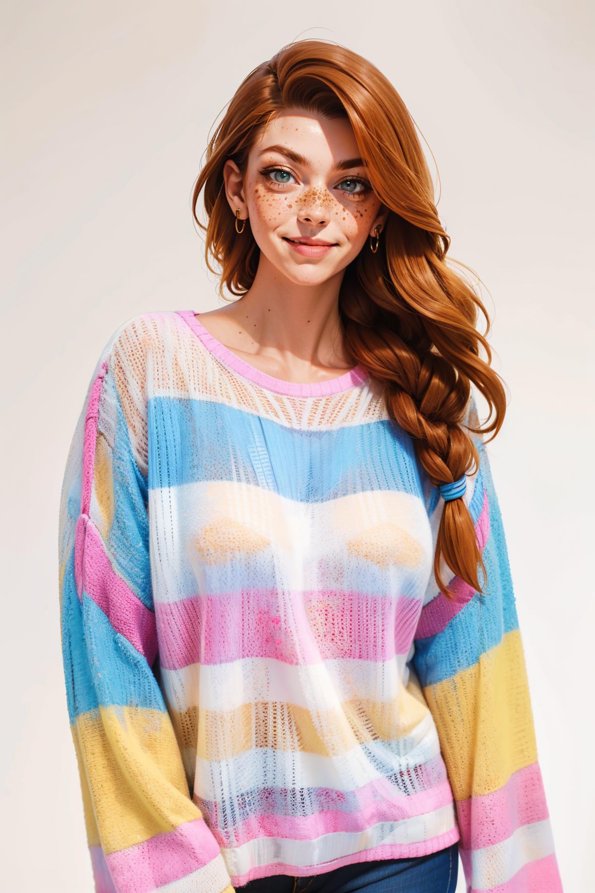 Pastel Knit Sweater image by freckledvixon