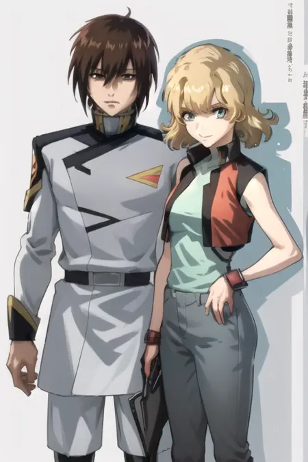Kira Yamato x Asagi Caldwell (Gundam SEED)