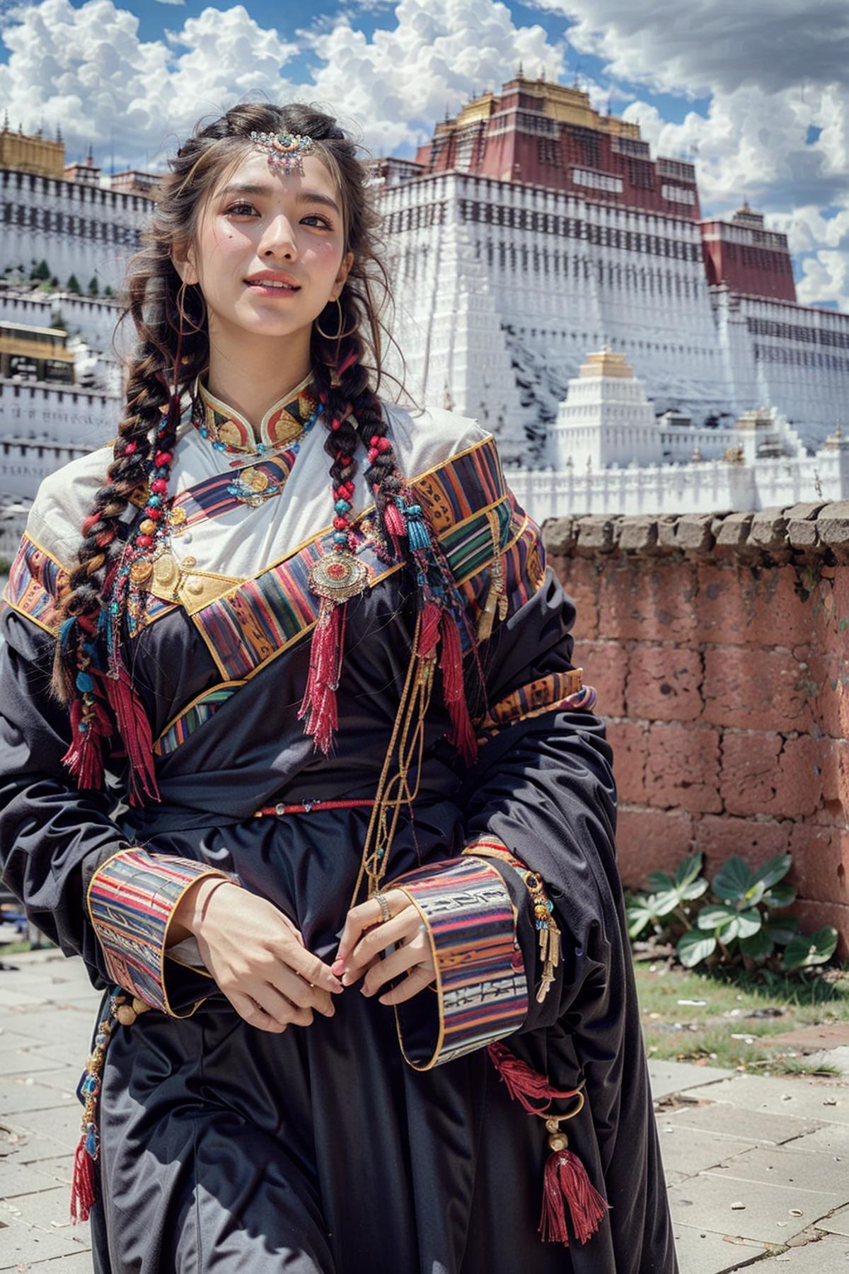 TQ - Tibet Clothes | Trang phục Tây Tạng | Clothing LoRA image by feetie
