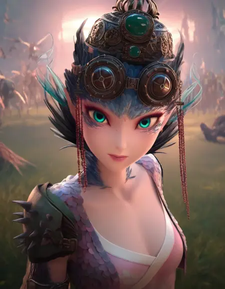 Female Griffin [ Green snake ]