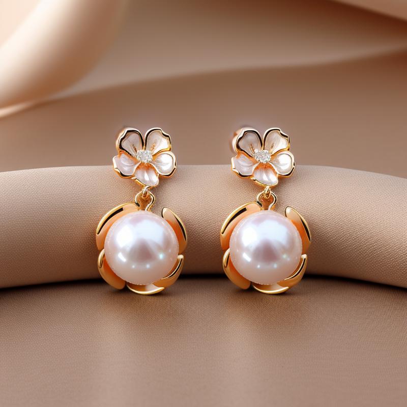 pearl earrings lora - 珍珠耳环 image by yyx0701364