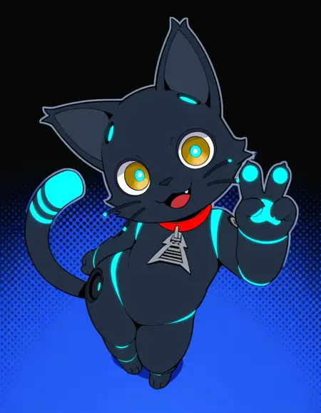 808 [Hi-fi Rush] (Anthro/Feral)