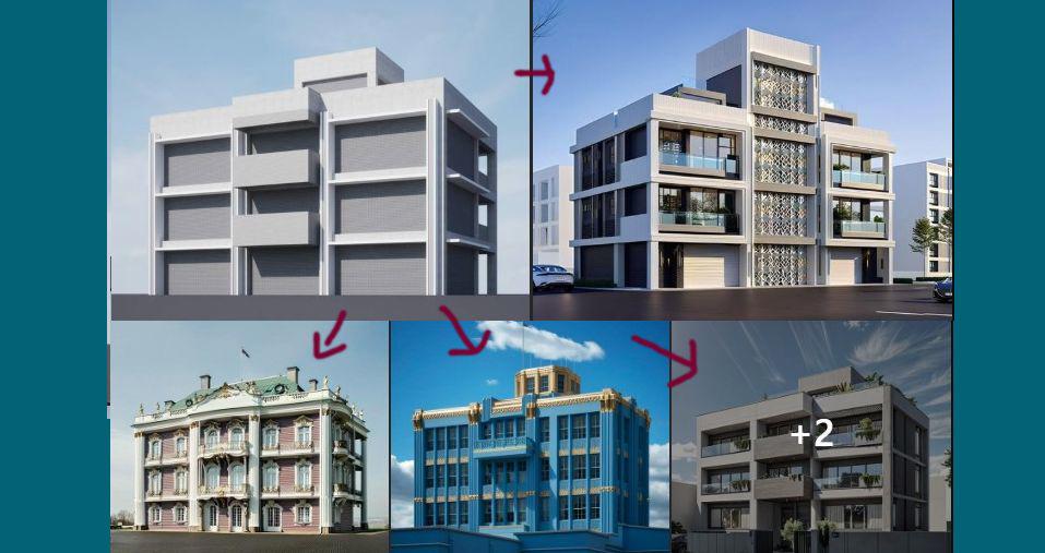 CivitAI online generation for Architecture