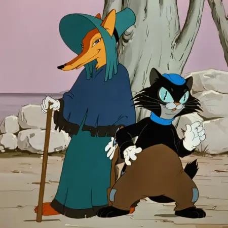 Alice the Vixen and Basilio the Cat (The Adventures of Buratino 1959)/Лиса Алиса и Кот Базилио (Приключения Буратино 1959)