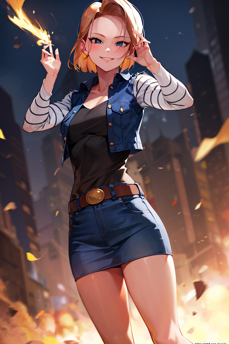 Android 18 (Dragon Ball) image by CitronLegacy