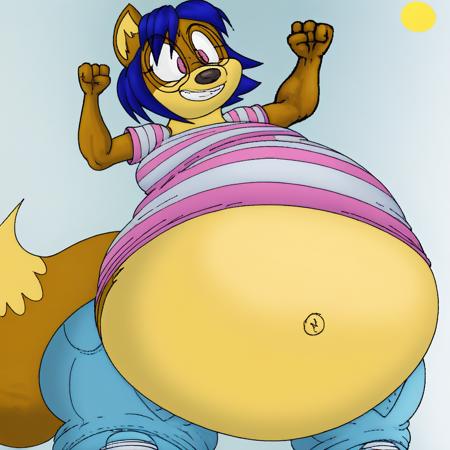 Fat Belly Fox Nerd Girl - Virus-20 V1