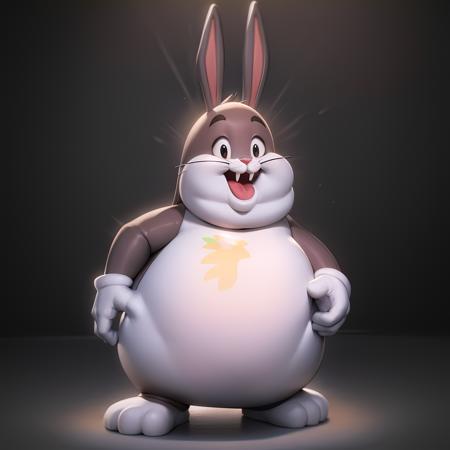 ((masterpiece, best quality)),(complex light), full body, solo, chungus, <lora:Big_Chungus1-10:0.6>