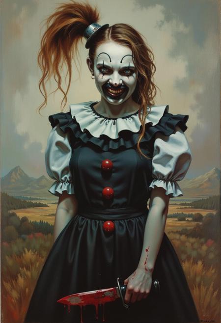 Terrifying Clown (FLUX) flux v1