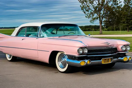 Cadillac Eldorado 4th genetation - American Luxury car (Pink Cadillac)