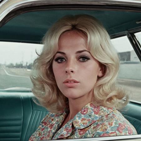 retro vintage 8mm portrait of a blonde in 1960s,in the car,
Best quality, 4k, Extremely detailed hyper realistic.