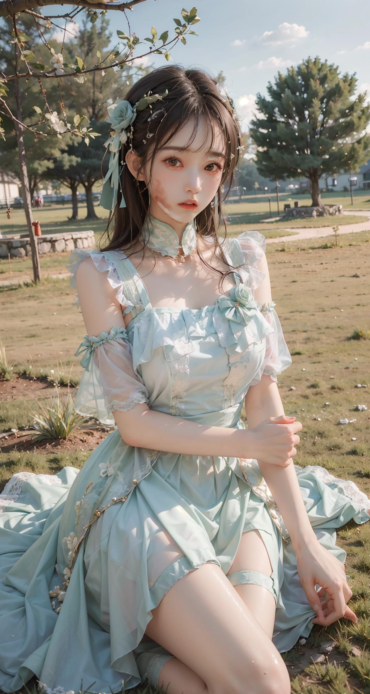 【云中君】Dress No.18 Green Dress image by shantron