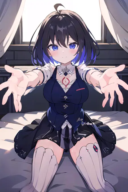 Seele Vollerei 希儿 - Azure Memories 绀海之忆服装 【崩坏3/Honkai Impact 3rd】