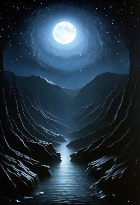 Irritating eternal endless emptiness of space fulfilled with the immense inexhaustible irresistible source of awe and horror, masterpiece, best quality, detailed, high quality, scenery
