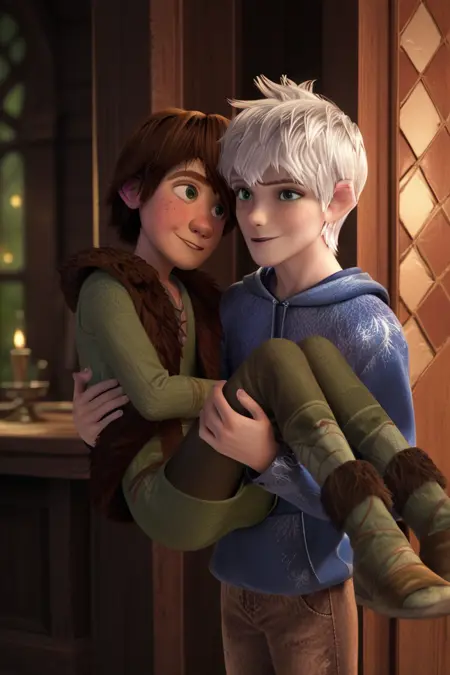 Jack Frost & Hiccup - Rise of the Guardians / How to Train Your Dragon - (Pony)