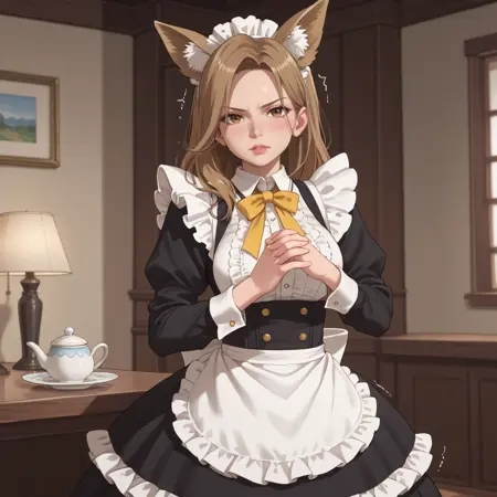 Fox Maid - Akiba Maid War - Pony/SDXL