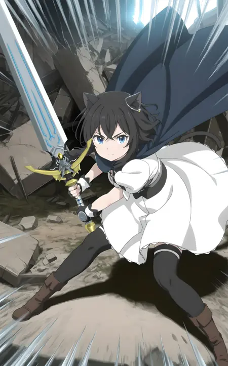 Black Cat: Fran (Reincarnated as a Sword) ▬ Illustrious