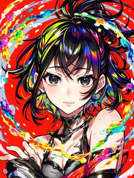 Colorful illustration _ painting _ aestheticism _ anime