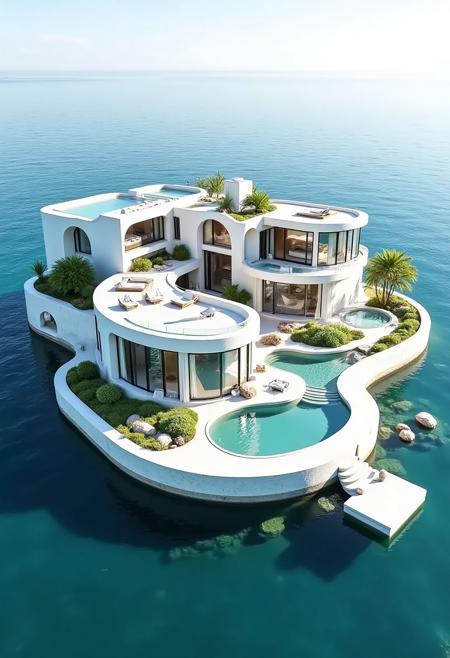 DX_Diverse Architectural Styles_Island Villa Design v1.0
