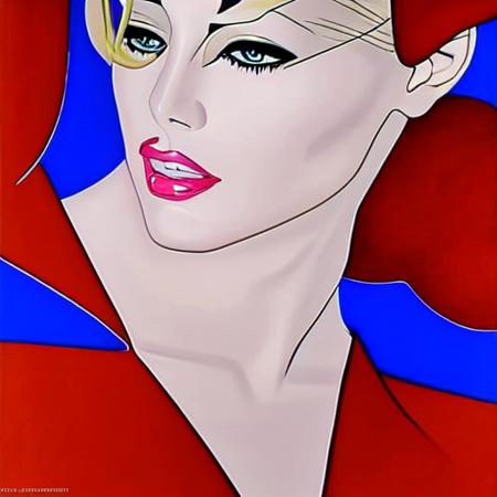 painting of a woman, style-nagel