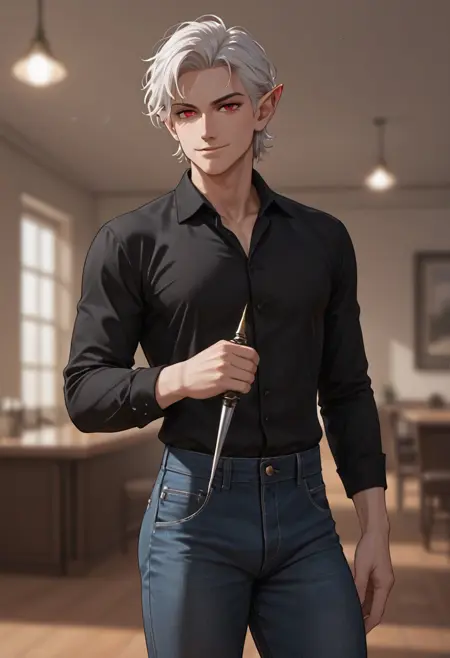 Astarion - The Pale Elf for Pony