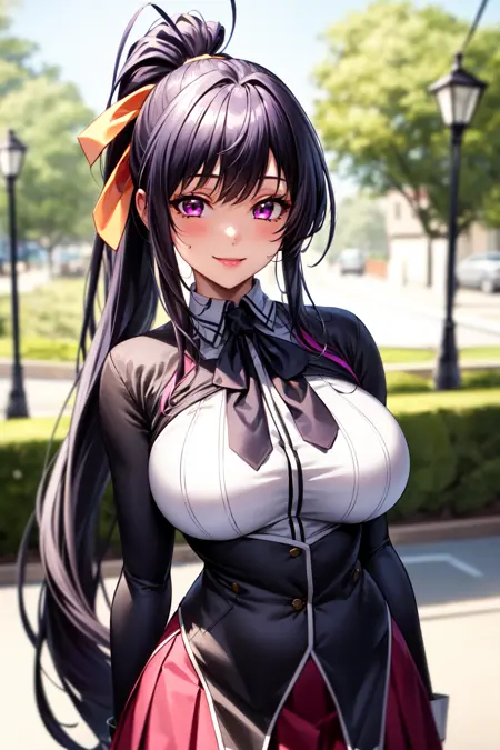 Himejima Akeno | 姫島 朱乃 - High School DxD | ハイスクールD×D [Neural Da Vinci]
