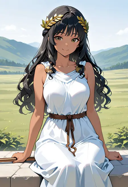 Anime Style Ancient Greek Toga & Chiton