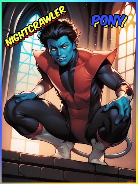 Nightcrawler (Marvel X-Men series) COMMISSION -PONY XL- by YeiyeiArt -PONY XL-