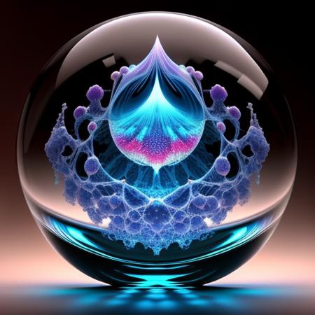 (orbai)++, a glass ball with fractals inside