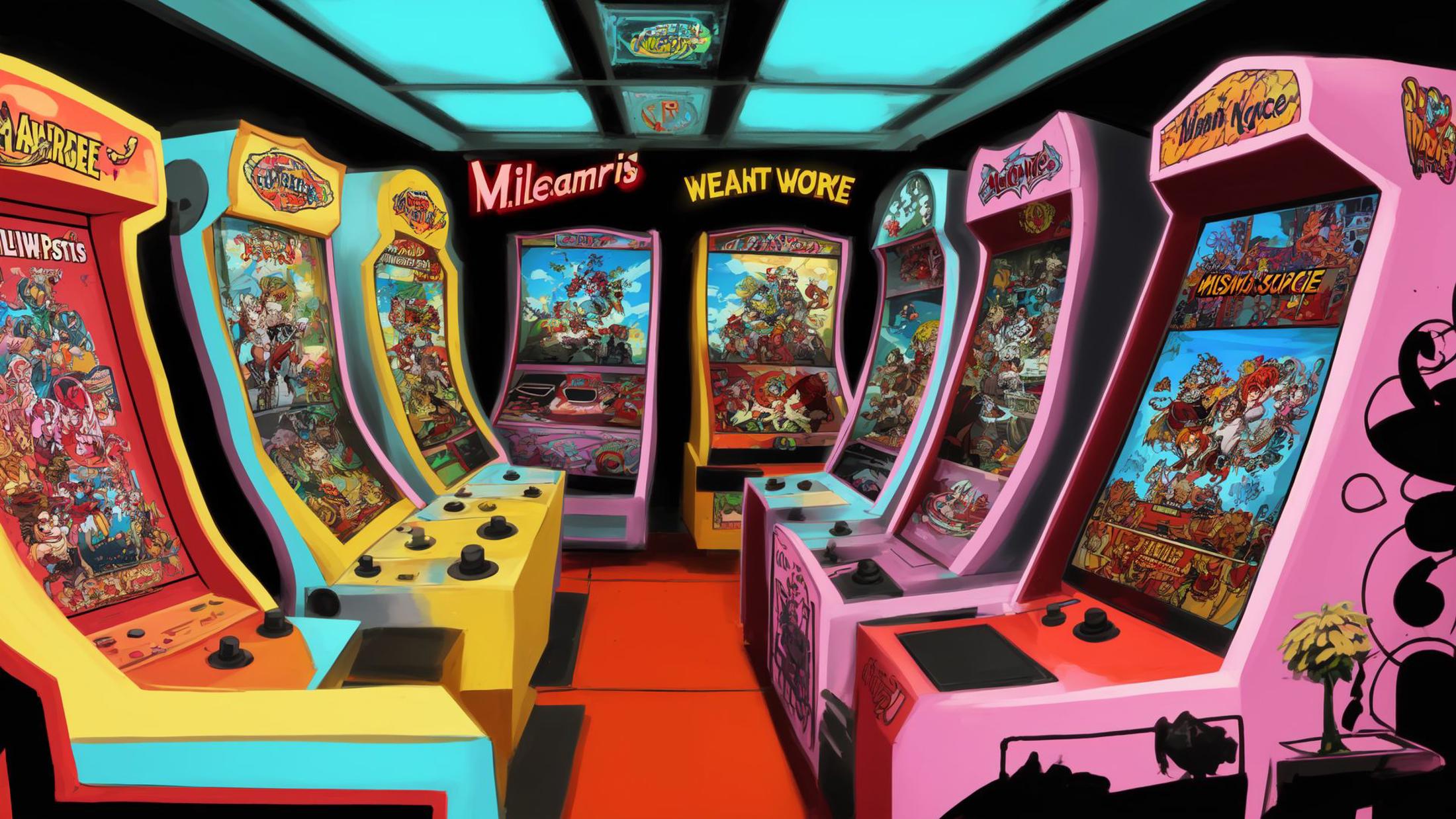 Miami Vice Arcade Retreat image by marusame