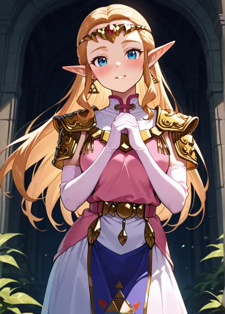 Princess Zelda - Ocarina of Time Illustrious (COMMISSION)