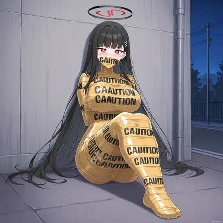 Caution Tape Mummification