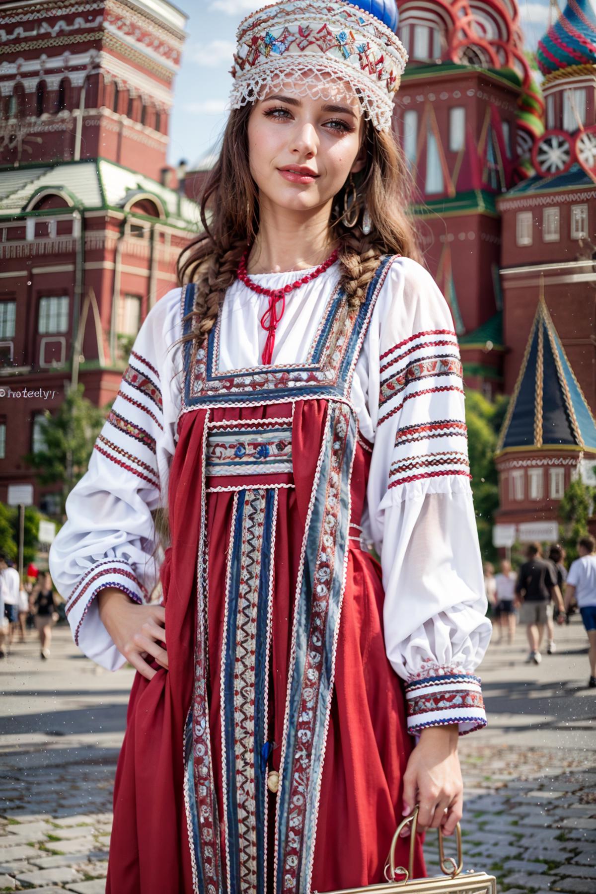 Russian National Clothes (WOMAN) image by feetie