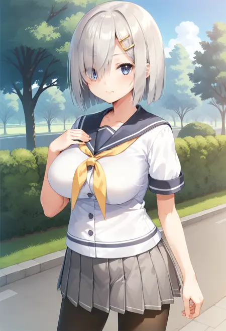 [PonyV6 XL] Hamakaze [Kantai Collection / Kancolle] | 浜風 (艦これ)