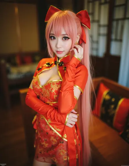 Megurine Luka Chinese Dress FLUX