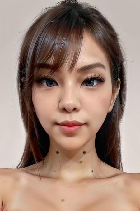 wide angle, front view, Beauty: Focuses on well-lit, flawless skin.
