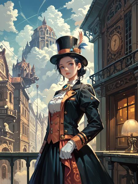 Steampunk Sky City V1