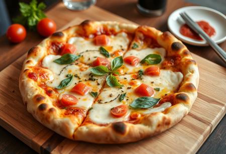 Pizza with wasabi