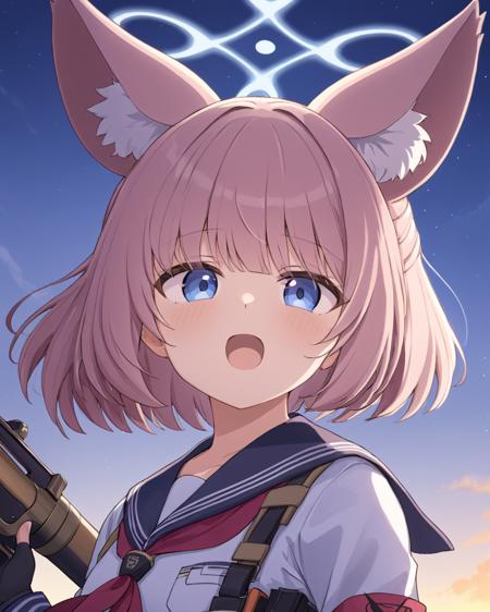 niko \(blue archive\),1girl, halo, sailor_collar, black_gloves, fingerless_gloves, open_mouth, long_sleeves, neckerchief, serafuku, animal_ear_fluff, shotgun, solo, upper_body, blurry_background
<lora:niko_(blue_archive)_image432_2023-12-03:1>halo. gorgeous,key visual, vibrant, studio anime,award-winning, professional, highly detailed,high budget, cinemascope