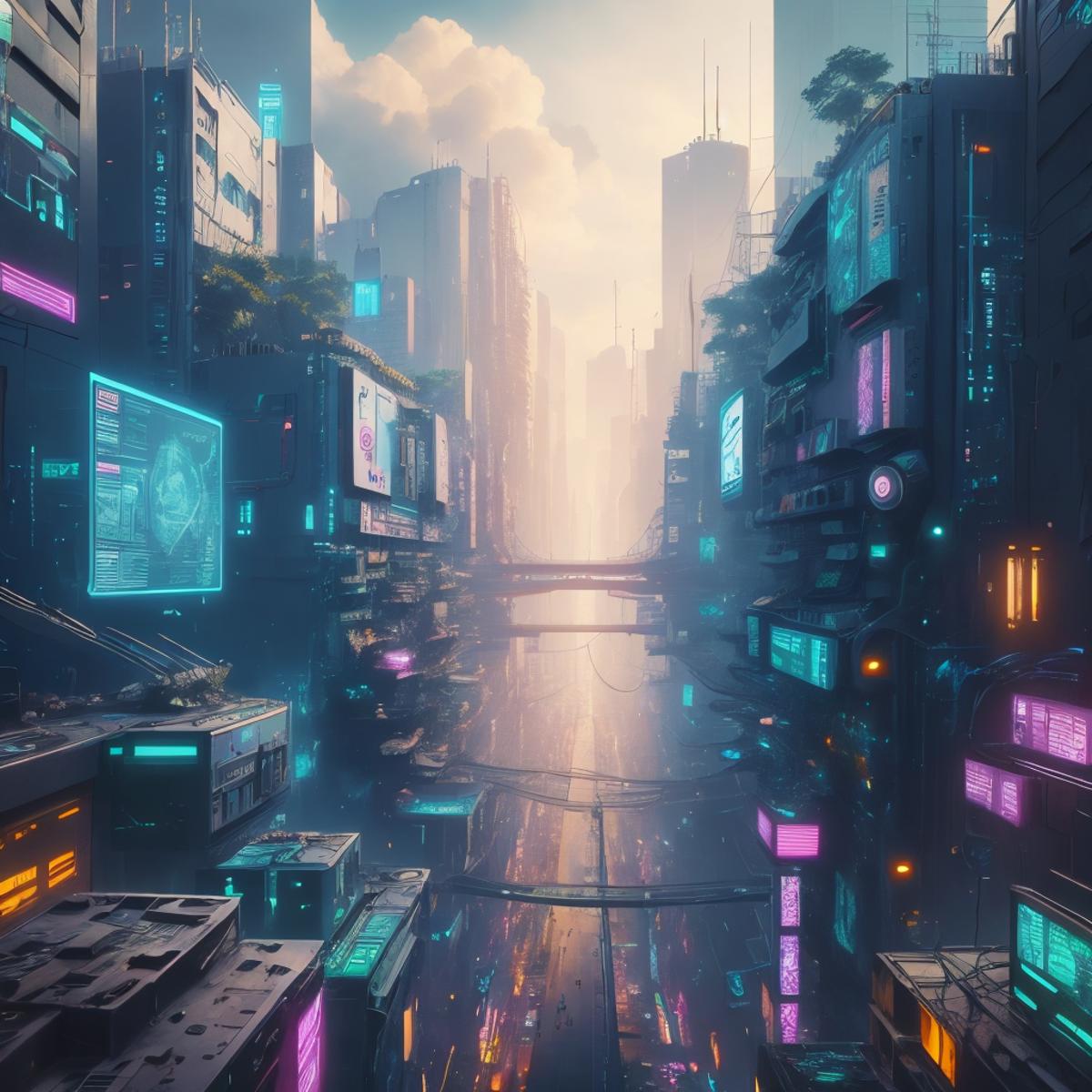 Cyberpunk World image by mnemic