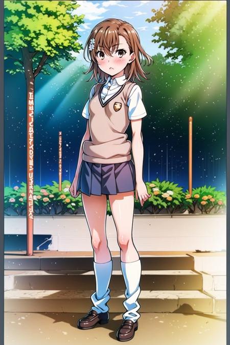 1girl, solo,  masterpiece, best quality, <lora:isshimisaka:1>, MSKMKT,    (8k, raw photo, best quality, masterpiece),  tokiwadai school uniform,