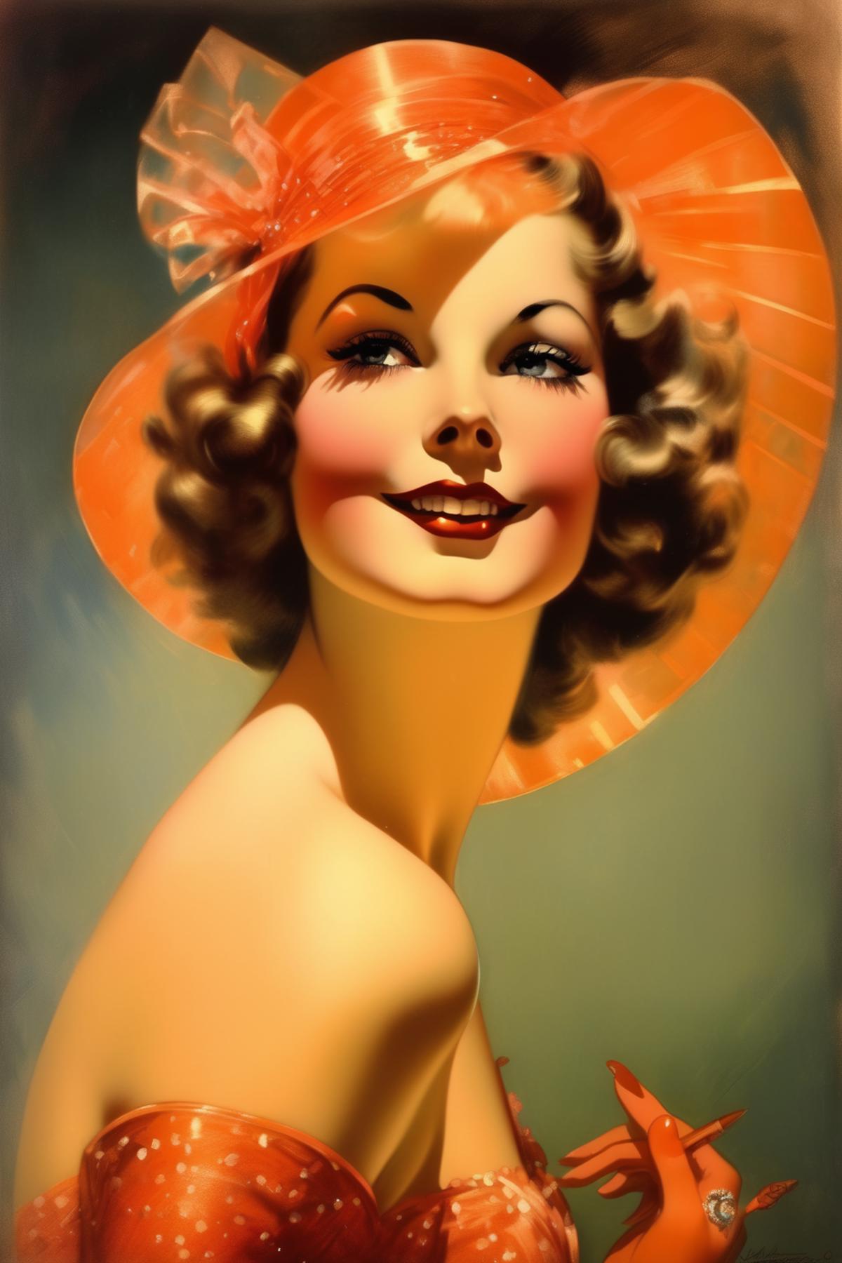 Rolf Armstrong Style image by Kappa_Neuro