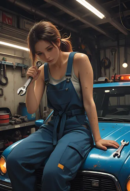 Mechanic Girl Realistic Wildcard Pack