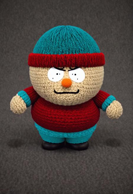 Knitted Characters Knitted Eric Cartman