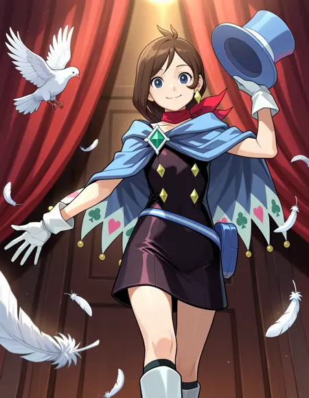 成歩堂みぬき/Trucy Wright (逆転裁判/Ace Attorney) [IllustriousXL]